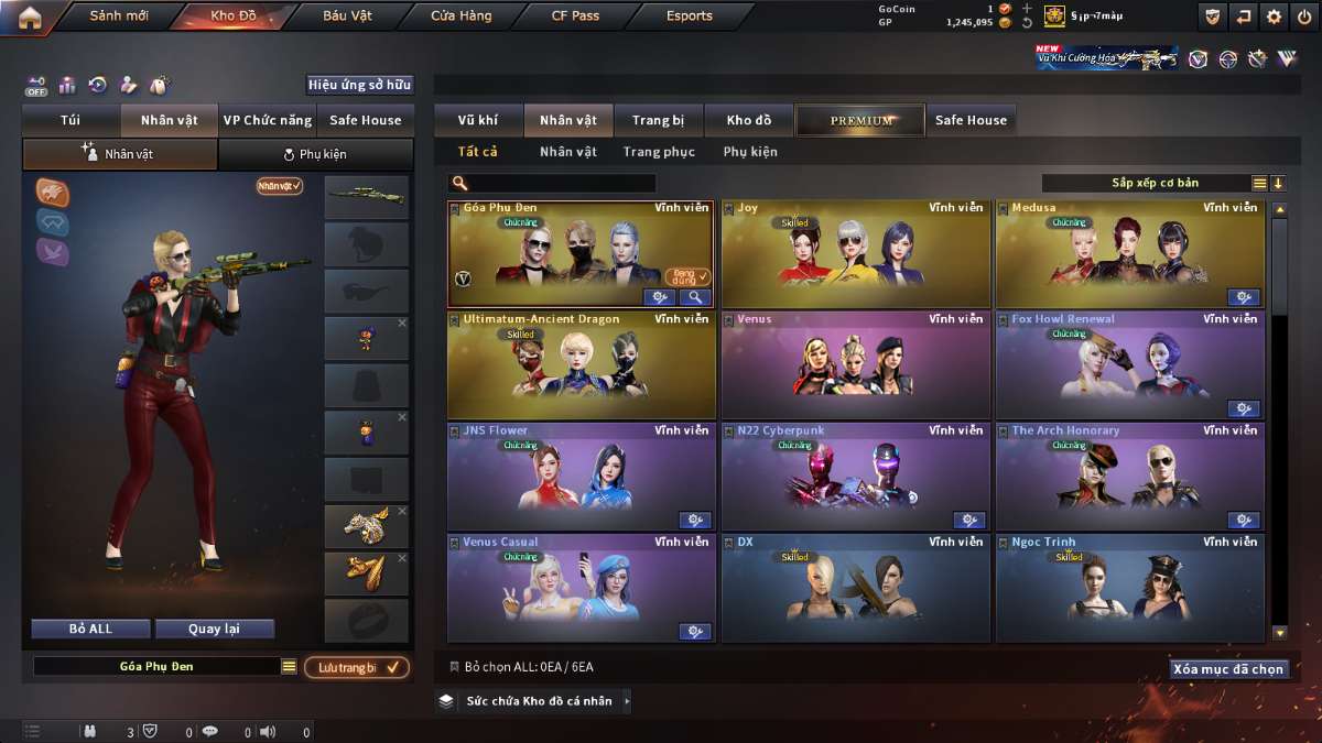 shop acc cf uy tin gia re
